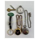 Brut Gold tone Eagle pocket watch, Details pick up