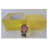 Invicta Watch With Red Dial, Box