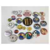 Promotional Pinback Buttons, Fort Wayne, 3 Rivers