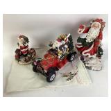 Santa Figurines, World Bazaars Car Decor