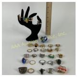 Rings with Various Gemstone Designs