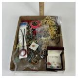 Costume Jewelry Assortment with Earrings