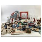 Sweet Pea Figurines, Coca-Cola Glasses, Wooden Ite