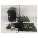 Portable Mini Fridge, DVD Player, Smart Lock