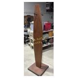 Large wood coat rack