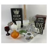 Glassware, Figurines, Signs, Jadeite,Cape Cod Glas