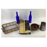 Don Julio Bottle, Blue Glass Bottles, Measuring Si