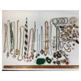 Costume Jewelry Necklaces, Bracelets, Brooches