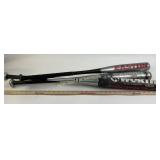 Rebel, Worth & Easton Baseball Bats (3)