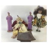 Decorative Figurines, Dolls, Ceramic Dish