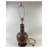 Floral Pattern Ceramic Lamp