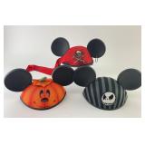 Mickey Mouse Ear Hats including Jack Skellington,