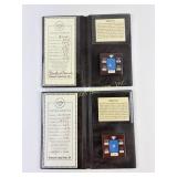 (2) Lab Grown Zircon Gems still Sealed