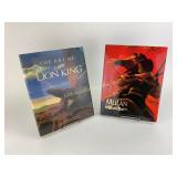 The Art of The Lion King and The Art of Mulan Book