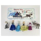 Frozen Ornaments and Tin Sign