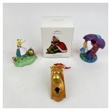 (4) Alice in Wonderland Ornaments