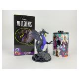 Villains Ceramic Canister and Maleficent Dragon Fi