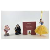 (4) Snow White and The Seven Dwarfs Ornaments