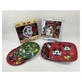 Mickey and Friends Christmas Plates