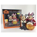Mickey and Minnie Boo Pumpkin Hand-painted Figurin