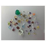 Loose Gemstones Incl. Garnet, Aquamarine, Ect.