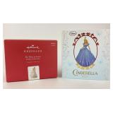 (2) Cinderella Ornaments
