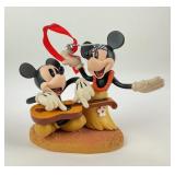 Hawaiian Mickey and Minnie Sketchbook Ornament