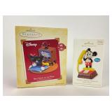 Mickey and Minnie and Chip and Dale Ornaments