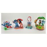 (4) Lilo and Stitch Ornaments