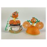 (2) Epcot Orange Bird Ornaments