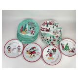 (3) Sets of Mickey Mouse Holiday Plates