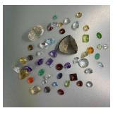 Loose Gemstones Incl. Garnet, Amethyst, Ect.