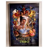 Princess and The Frog Signed Framed Poster