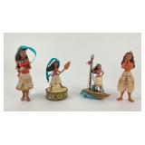 (4) Moana Ornaments