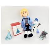 Frozen Ornaments, Hallmark, and Stuffed Animals.