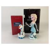 "Silly Snowman" Olaf Figurine and Elsa Figurine