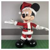 Santa Mickey Mouse Figurine
