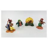 (4) Lion King and Aladdin Ornaments