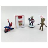 (4) Marvel Ornaments