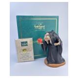 "Take the apple, dearie." Witch Figurine