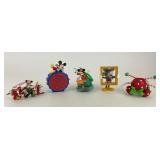 (5) Mickey Mouse and Friends Ornaments