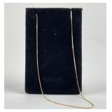 14K Gold Chain. Total Weight: 1.96grams