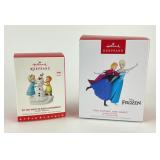 (2) Frozen Hallmark Keepsake Ornaments