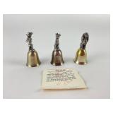 3 Disney Bells: Lady, Tramp, Robin Hood
