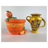 Hercules 25th Anniversary Vase and Epcot Flower Po