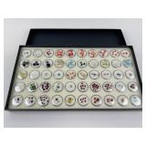 Tray of Loose Gemstones including Garnet, Fire Opa