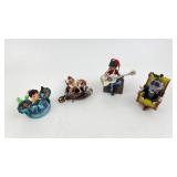 (4) Luca, Coco, and Zootopia ornaments