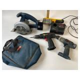 Untested Ryobi Power Tools with Accessories