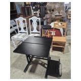 Multifunctional Foldable Desk, Wood Step Stool