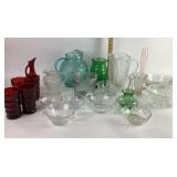 Crystal Glassware, Lead Crystal Pitcher, Dishes